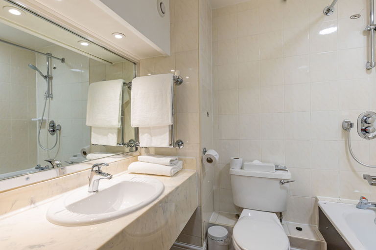 Bathroom 5, Mercure Tunbridge Wells Hotel, Kent