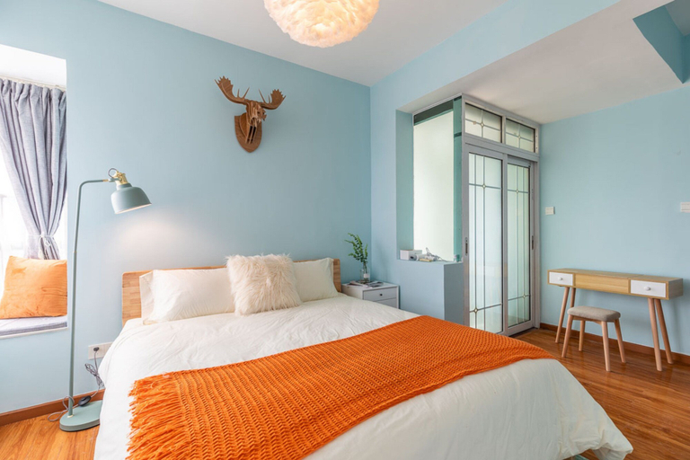 Bedroom 2, Locals Boutique Apartment Huafa Plaza 31, Zhuhai