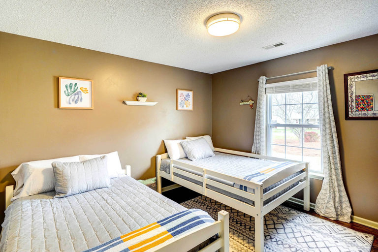 Bedroom 3, Browns Summit Vacation Rental with Fire Pit!, Guilford