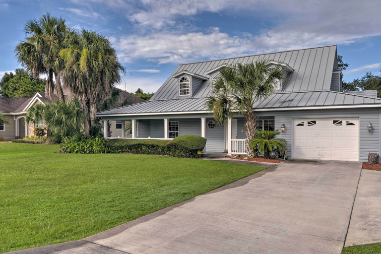 Exterior & Views 2, Waterfront Lake Placid Home w/ Dock & Fire Pit, Highlands