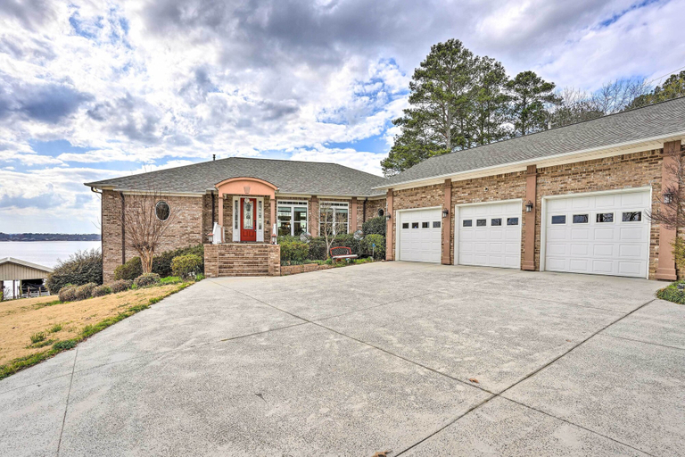 Exterior & Views 2, Lakefront House w/ Game Room, Deck & Views!, Cherokee