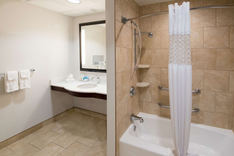 Bathroom 5, Hampton Inn & Suites Charlotte/South Park at Phillips Place, Mecklenburg