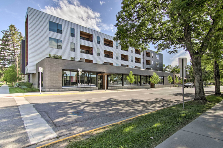 Exterior & Views 1, Cozy Bozeman Condo w/ Proximity to Downtown!, Gallatin
