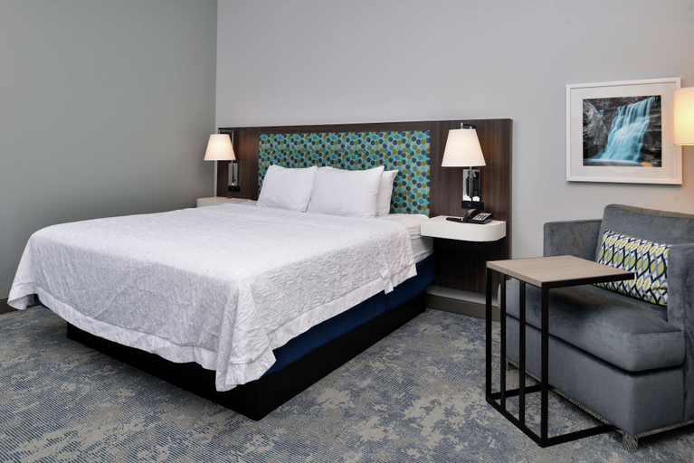 Bedroom 3, Hampton Inn Cedar Falls Downtown, Black Hawk