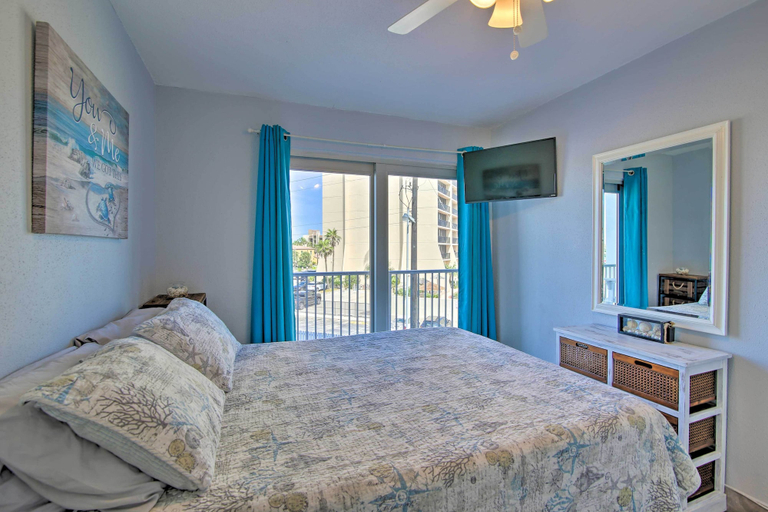 Bedroom 3, Sunny Oceanfront Condo on South Padre Island Beach, Cameron