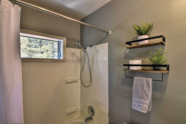 Bathroom 4, Woodsy Cabin Hideaway w/ Deck: Hike, Fish, Escape, Park