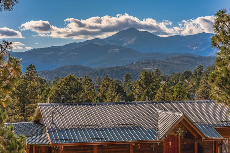 Exterior & Views 2, Mountaintop Ruidoso Cabin w/ Panoramic Views!, Lincoln