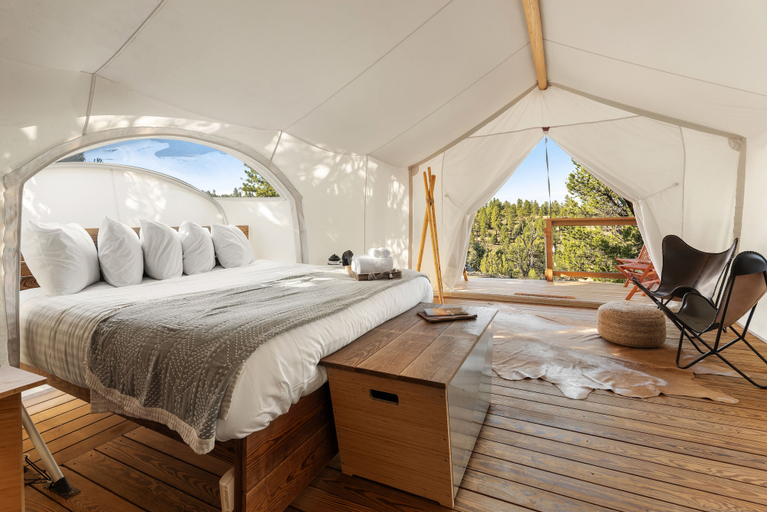 Bedroom 1, Under Canvas Bryce Canyon, Garfield