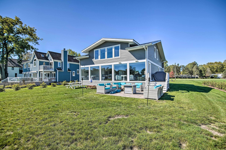 Exterior & Views 2, Home on Fox River: Modern Decor Style!, McHenry