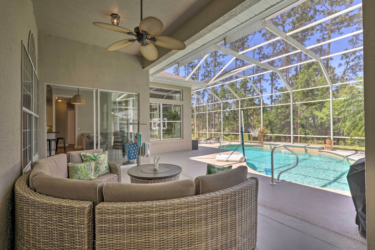 Food & Drinks, Upscale Palm Coast Home w/ Pool: 7 Mi to Beaches!, Flagler