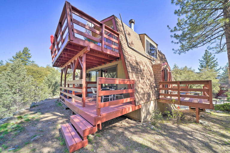 Exterior & Views 2, Colorful Alpine Cabin w/ Deck & Mountain View, Kern