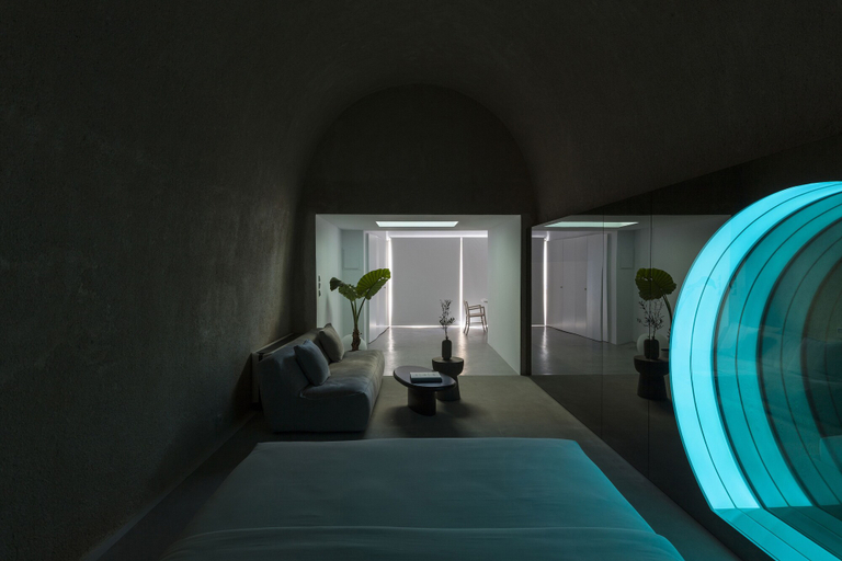 Bedroom 4, Aesthesis Villas Firostefani, South Aegean