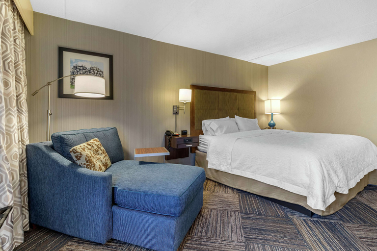 Bedroom 3, Hampton Inn Green Bay Downtown, Brown
