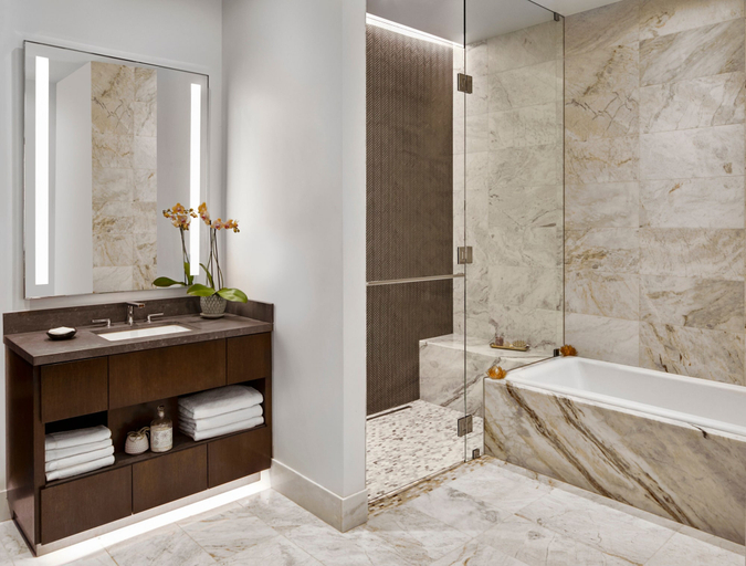 Bathroom 5, Bardessono Hotel and Spa, Napa