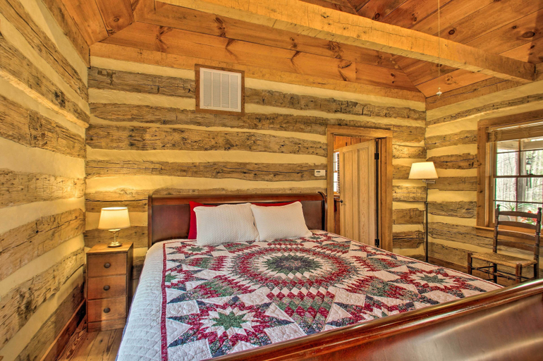 Bedroom 3, Numerous On-Site Trails: Earlysville Wooded Cabin, Albemarle