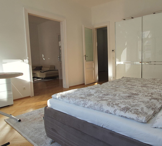 Bedroom 2, Servicierte Wohnung in der City, Wien