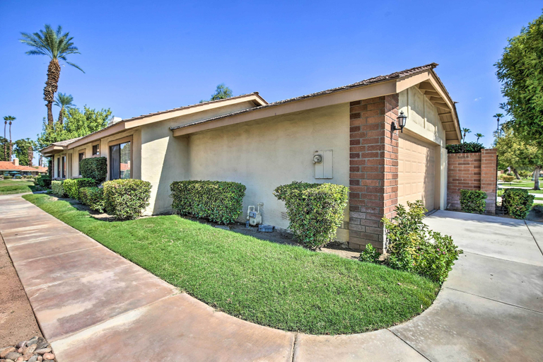 Exterior & Views 2, Sunny Pad w/ Patio & Pool Access in Palm Desert!, Riverside