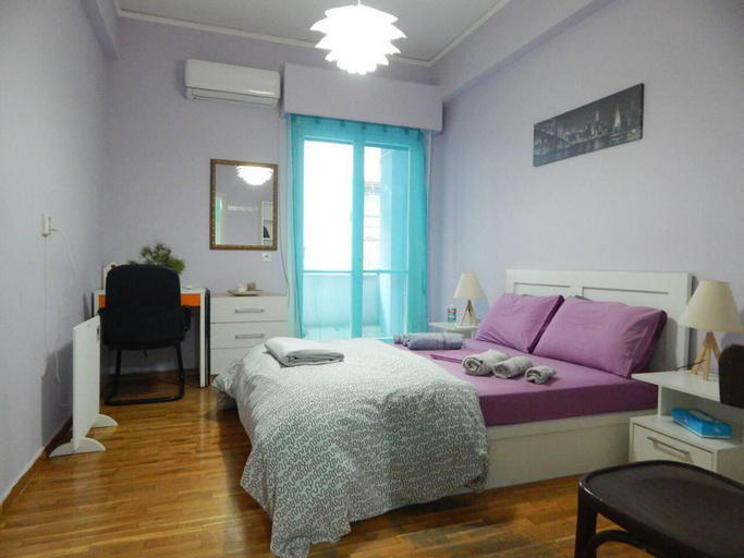 Bedroom 4, 2 Bed Flat - Sleeps 4 - Pets - Parking - Wifi, Attica