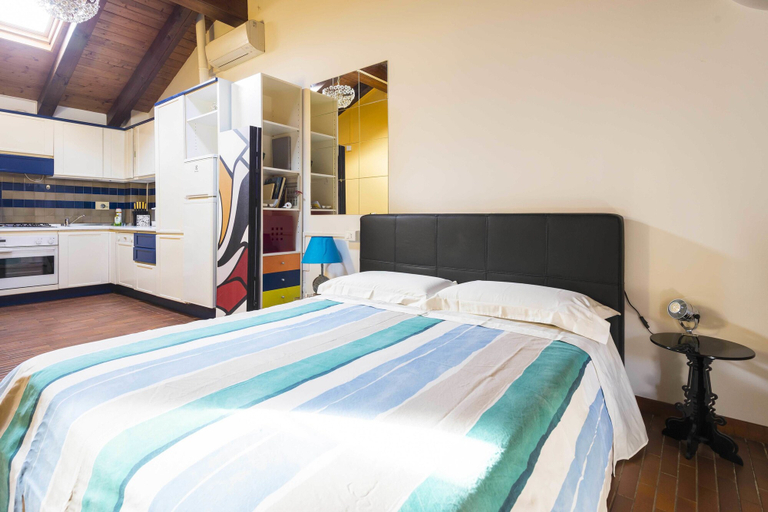 Bedroom 3, Wonderful, Quiet and Bright Apartment. In the Center Historian, Bologna