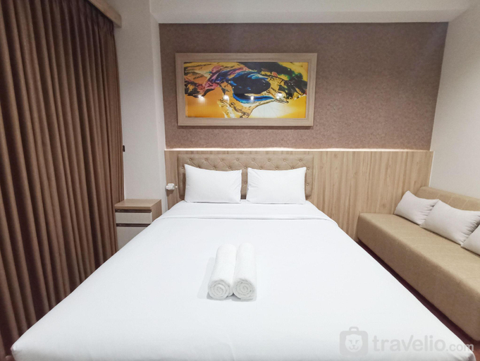 Bedroom 1, Comfort Living Studio Patraland Amarta By Travelio, Sleman