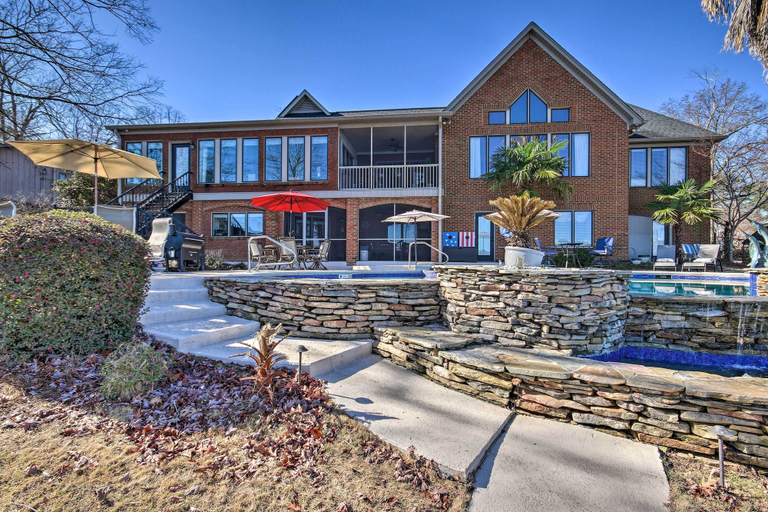 Exterior & Views 2, Luxe Lakefront Apartment w/ Shared Pool & Dock!, Lexington
