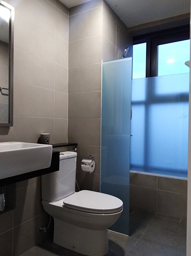 Bathroom, Georgetown SeaView Condo Tropicana 218 Macalister, Pulau Penang