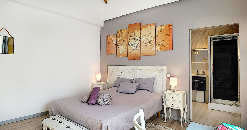 Bedroom 3, Jardin-d'Arcy, Charente-Maritime