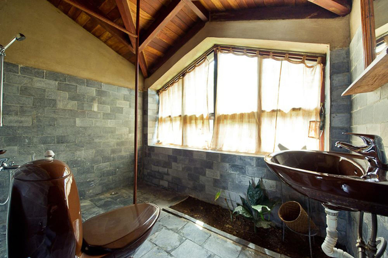 Bathroom 3, Hananoie-A Permaculture Resort, Gandaki
