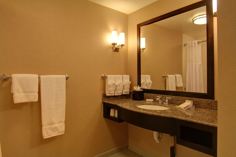 Bathroom 4, Hilton Garden Inn Woodbridge, Prince William