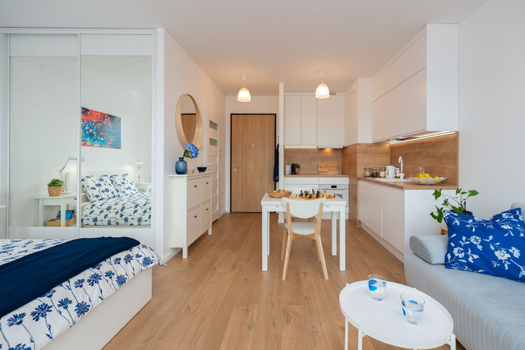 Bedroom 5, Baltico Studio Apartment, Gdańsk City