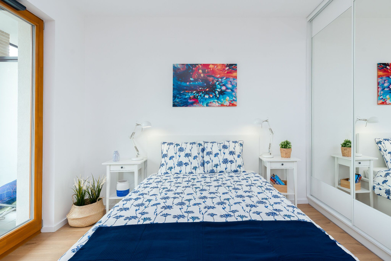 Bedroom 4, Baltico Studio Apartment, Gdańsk City