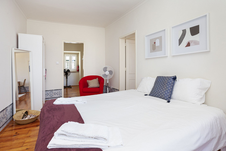 Bedroom 3, Gonzalo's Guest Apartments - Downtown Historic Flats III, Lisbon