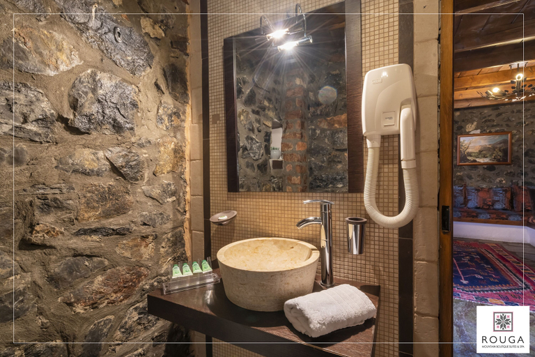 Bathroom 3, Rouga Mountain Boutique Suites & Spa, Central Macedonia