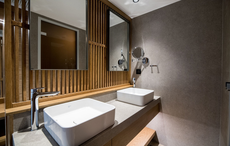 Bathroom 5, Akasha Beach Hotel & Spa, Crete