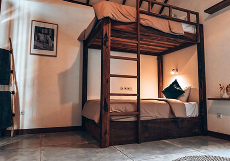 Bedroom 3, LMBK Surf Camp - Hostel, Lombok