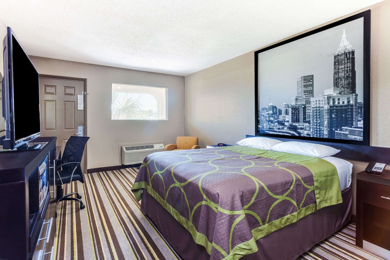 Bedroom 3, Super 8 by Wyndham Stockbridge, Henry