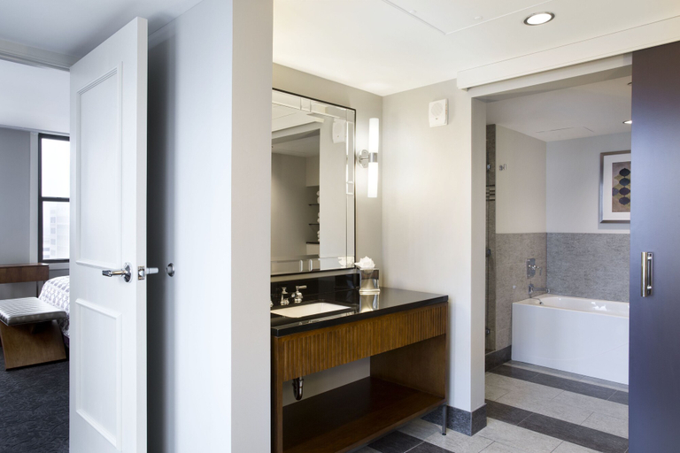 Bathroom 5, Ambassador Hotel Wichita, Autograph Collection, Sedgwick
