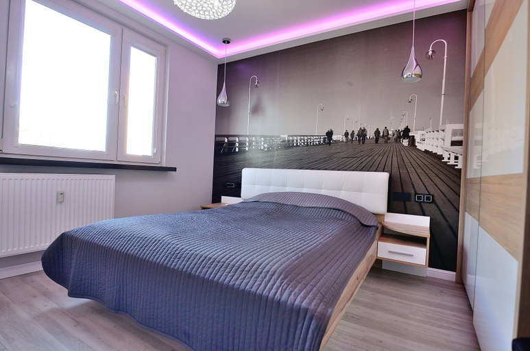 Bedroom 3, Victus Apartamenty - Tesla, Sopot