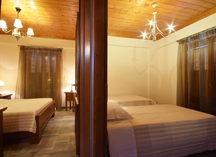 Bedroom 4, Driopes Villas, Peloponnese