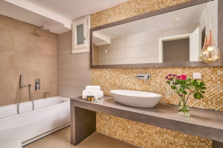 Bathroom 5, Arte & Mare Elia Luxury Suites & Idolio Vllas, South Aegean