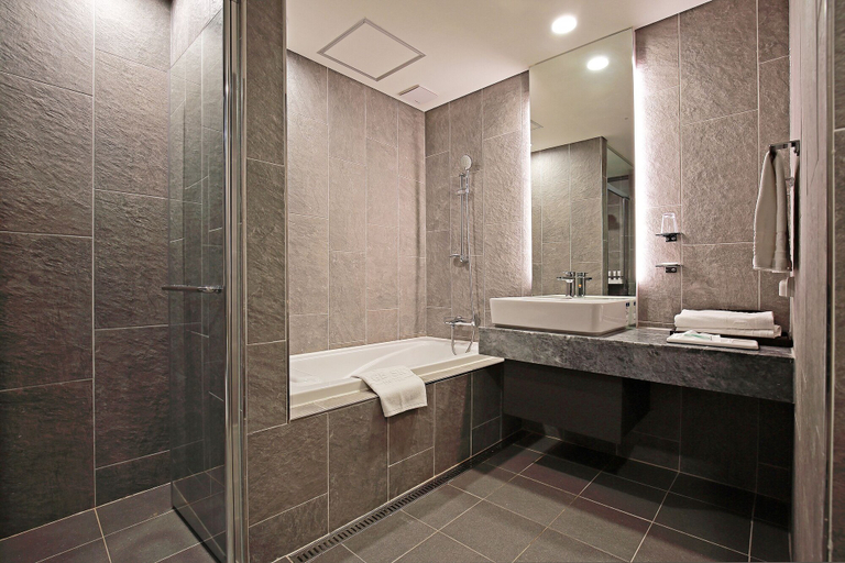 Bathroom 5, Airsky Hotel, Jung