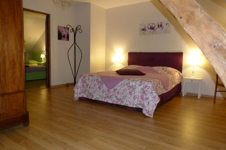 Bedroom 4, La Ferme de Marpalu, Loir-et-Cher
