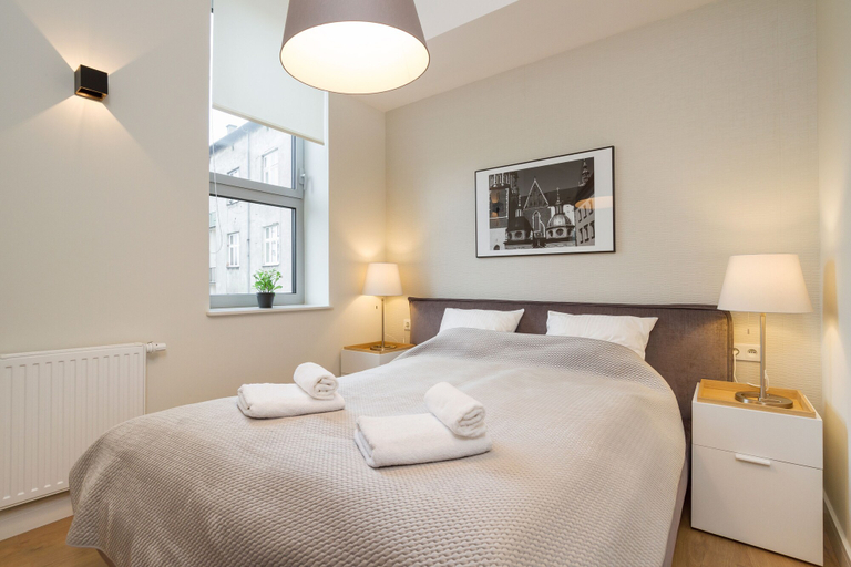 Bedroom 2, Riverside Aparthotel, Kraków City