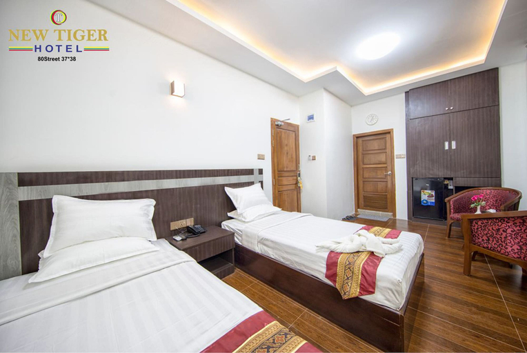 Bedroom 3, New Tiger Hotel, Mandalay