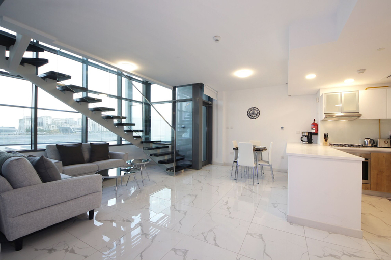 Living area 5, Luxury duplex in Raha lofts, Abu Dhabi City