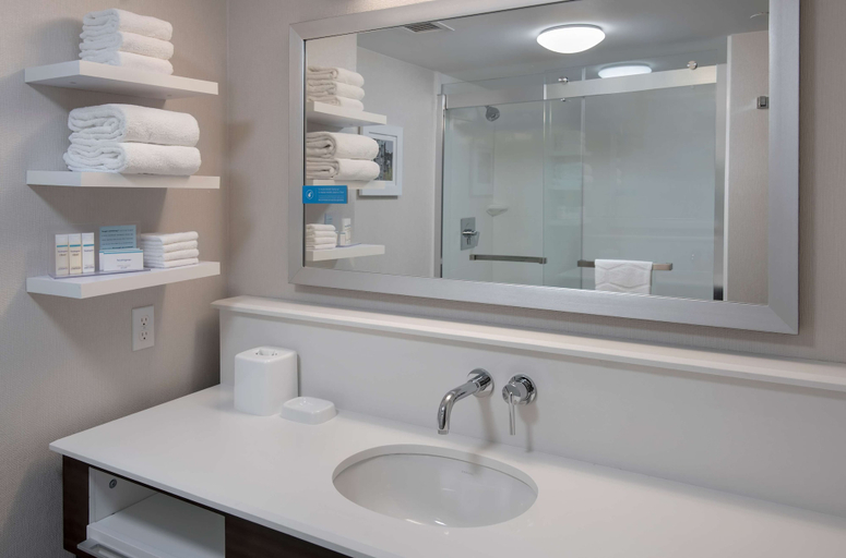 Bathroom 4, Hampton Inn Boston - Logan Airport, Boston