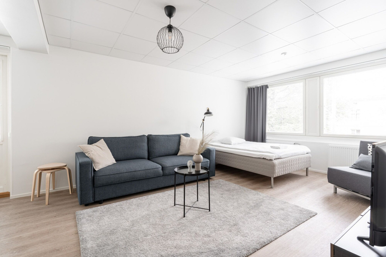 Bedroom 2, Spacious 1BR at Downtown with Balcony, Pirkanmaa