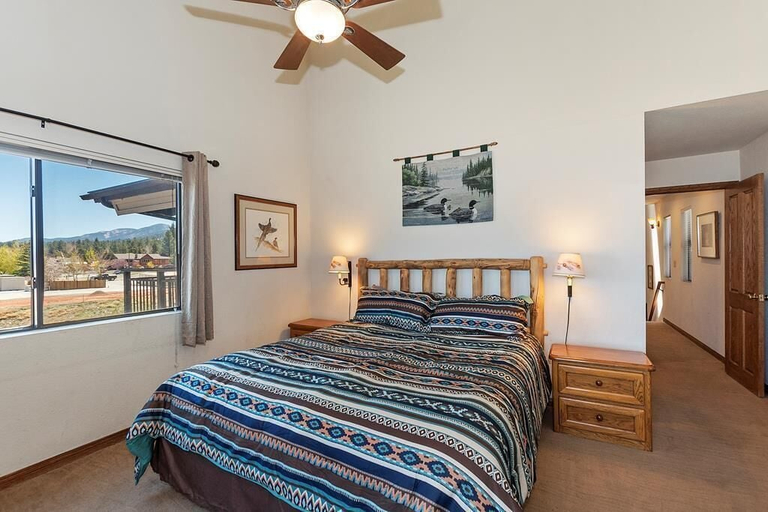 Bedroom 3, 055 - Lakefront Ski Getaway, San Bernardino