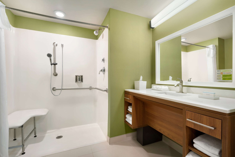 Bathroom 4, Home2 Suites by Hilton Roanoke, VA, Roanoke City