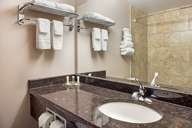 Bathroom 4, Super 8 by Wyndham Brandon MB, Division No. 7